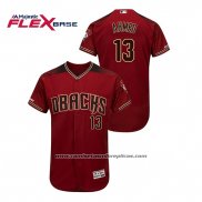 Camiseta Beisbol Hombre Arizona Diamondbacks Nick Ahmed Autentico Flex Base Rojo