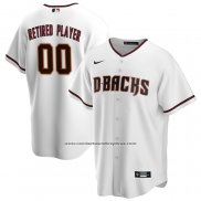 Camiseta Beisbol Hombre Arizona Diamondbacks Primera Pick-A-Player Retired Roster Replica Blanco