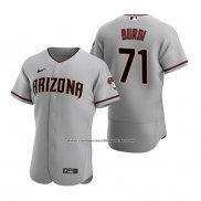 Camiseta Beisbol Hombre Arizona Diamondbacks Zack Burdi Autentico Road Gris