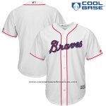 Camiseta Beisbol Hombre Atlanta Braves 2017 Estrellas y Rayas Blanco Cool Base Camiseta Beisbol Hombre Atlanta Braves 2017 Estrellas y Rayas Blanco Cool Base