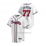 Camiseta Beisbol Hombre Atlanta Braves Luke Jackson 2020 Replica Primera Blanco