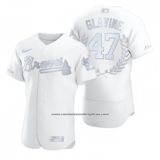 Camiseta Beisbol Hombre Atlanta Braves Tom Glavine Awards Collection NL Cy Young Blanco