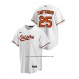 Camiseta Beisbol Hombre Baltimore Orioles Anthony Santander Primera Replica Blanco