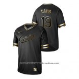 Camiseta Beisbol Hombre Baltimore Orioles Chris Davis 2019 Golden Edition Negro