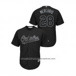 Camiseta Beisbol Hombre Baltimore Orioles Pedro Severino 2019 Players Weekend Mercurio Replica Negro