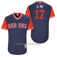 Camiseta Beisbol Hombre Boston Red Sox 2017 Little League World Series Deven Marrero Azul