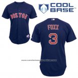 Camiseta Beisbol Hombre Boston Red Sox 3 Jimmie Foxx Azul Alterno Cool Base