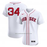 Camiseta Beisbol Hombre Boston Red Sox David Ortiz Primera Elite Blanco