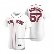 Camiseta Beisbol Hombre Boston Red Sox Eduardo Rodriguez Autentico 2020 Primera Blanco