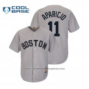 Camiseta Beisbol Hombre Boston Red Sox Luis Aparicio Cooperstown Collezione Cool Base Gris