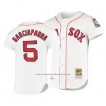 Camiseta Beisbol Hombre Boston Red Sox Nomar Garciaparra Cooperstown Collection Autentico Primera Blanco
