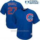 Camiseta Beisbol Hombre Chicago Cubs 27 Addison Russell Autentico Collection Cool Base
