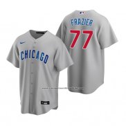 Camiseta Beisbol Hombre Chicago Cubs Clint Frazier Replica Road Gris