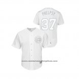 Camiseta Beisbol Hombre Chicago Cubs David Phelps 2019 Players Weekend Phelpsy Replica Blanco