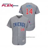 Camiseta Beisbol Hombre Chicago Cubs Ernie Banks Flex Base Gris