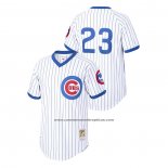 Camiseta Beisbol Hombre Chicago Cubs Ryne Sandberg Cooperstown Collection Authentic Blanco