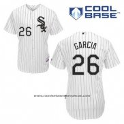 Camiseta Beisbol Hombre Chicago White Sox 26 Avisail Garcia Blanco Primera Cool Base