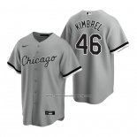 Camiseta Beisbol Hombre Chicago White Sox Craig Kimbrel Replica Gris