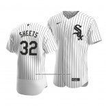Camiseta Beisbol Hombre Chicago White Sox Gavin Sheets Autentico Primera Blanco
