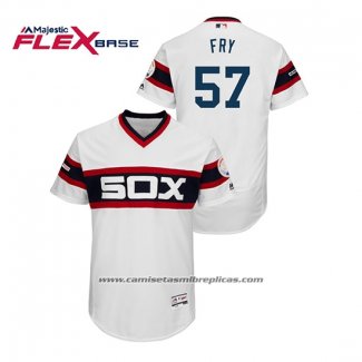 Camiseta Beisbol Hombre Chicago White Sox Jace Fry Flex Base Blanco