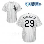 Camiseta Beisbol Hombre Chicago White Sox Jeff Samardzija 29 Blanco Primera Cool Base