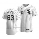 Camiseta Beisbol Hombre Chicago White Sox Matt Foster Autentico Primera Blanco