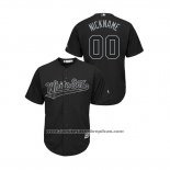 Camiseta Beisbol Hombre Chicago White Sox Personalizada 2019 Players Weekend Nickname Replica Negro