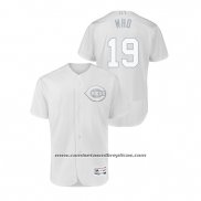 Camiseta Beisbol Hombre Cincinnati Reds Joey Votto 2019 Players Weekend Autentico Blanco