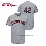 Camiseta Beisbol Hombre Cleveland Indians 2019 Jackie Robinson Day Flex Base Gris Camiseta Beisbol Hombre Cleveland Indians 2019 Jackie Robinson Day Flex Base Gris