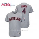 Camiseta Beisbol Hombre Cleveland Indians Bradley Zimmer 2019 All Star Patch Flex Base Gris Camiseta Beisbol Hombre Cleveland Indians Bradley Zimmer 2019 All Star Patch Flex Base Gris