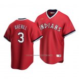 Camiseta Beisbol Hombre Cleveland Indians Earl Averill Cooperstown Collection Road Rojo