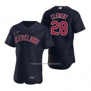 Camiseta Beisbol Hombre Cleveland Indians Ernie Clement Autentico Alterno Azul