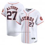 Camiseta Beisbol Hombre Houston Astros Jose Altuve Primera Limited Blanco