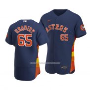 Camiseta Beisbol Hombre Houston Astros Jose Urquidy Autentico Alterno Azul