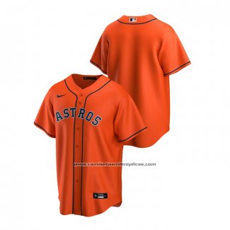 Camiseta Beisbol Hombre Houston Astros Replica Alterno Naranja