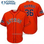 Camiseta Beisbol Hombre Houston Astros Will Harris Naranja Cool Base