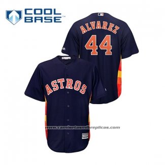 Camiseta Beisbol Hombre Houston Astros Yordan Alvarez Cool Base Azul