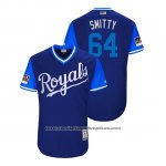 Camiseta Beisbol Hombre Kansas City Royals Burch Smith 2018 LLWS Players Weekend Smitty Azul Camiseta Beisbol Hombre Kansas City Royals Burch Smith 2018 LLWS Players Weekend Smitty Azul