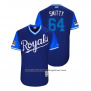 Camiseta Beisbol Hombre Kansas City Royals Burch Smith 2018 LLWS Players Weekend Smitty Azul