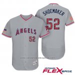 Camiseta Beisbol Hombre Los Angeles Angels 2017 Estrellas y Rayas Matt Shoemaker Gris Flex Base Camiseta Beisbol Hombre Los Angeles Angels 2017 Estrellas y Rayas Matt Shoemaker Gris Flex Base