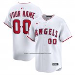 Camiseta Beisbol Hombre Los Angeles Angels Home Limited Personalizada Blanco