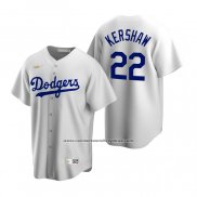 Camiseta Beisbol Hombre Los Angeles Dodgers Clayton Kershaw Cooperstown Collection Primera Blanco