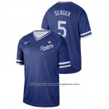 Camiseta Beisbol Hombre Los Angeles Dodgers Corey Seager Cooperstown Collection Legend Azul