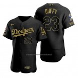 Camiseta Beisbol Hombre Los Angeles Dodgers Danny Duffy Negro 2021 Salute To Service