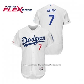 Camiseta Beisbol Hombre Los Angeles Dodgers Julio Urias Flex Base Blanco