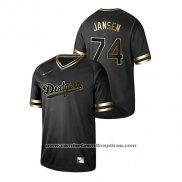 Camiseta Beisbol Hombre Los Angeles Dodgers Kenley Jansen 2019 Golden Edition Negro