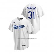 Camiseta Beisbol Hombre Los Angeles Dodgers Mike Piazza Replica Primera Blanco