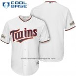 Camiseta Beisbol Hombre Minnesota Twins 2017 Postemporada Blanco Cool Base