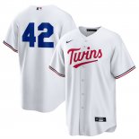Camiseta Beisbol Hombre Minnesota Twins 2025 Jackie Robinson Day Replica Primera Blanco