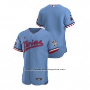 Camiseta Beisbol Hombre Minnesota Twins Autentico 2020 Alterno Azul